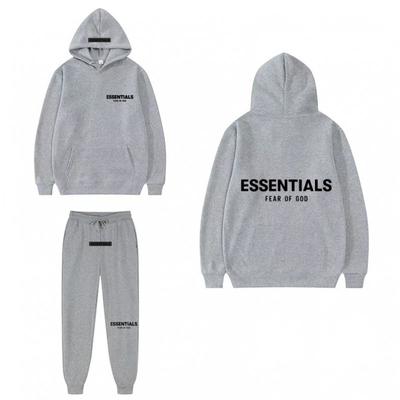 Y2K Streetwear Hooded Oversized Sweatshirt Set Men Women Cotton Blend Loose Fit Fall Casual Outfit