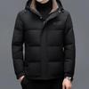 Winter Middle-aged Dad Down Jacket Sheepskin Men's Thickened Loose Coat Plus Velvet Lapel Down Jacket Men's Clothing