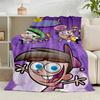 1PC Magical Friendship timmy Adventure Flannel Blanket Suitable for Both Men And Women, Soft Ideal for Beds And Sofa, Birthday Or Christmas Gift