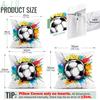 Football Graffiti Style Pillowcase Printed Polyester 40/45/50Cm Throw Pillowcover Decorative Sofa Cushion Pillowslip Home Decor