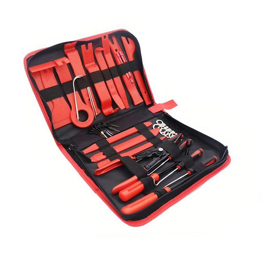 41 pçs ferramenta de remoção de guarnição do carro kit de alavanca do painel do carro ferramenta de remoção estéreo kit de ferramentas de desmontagem portátil automático