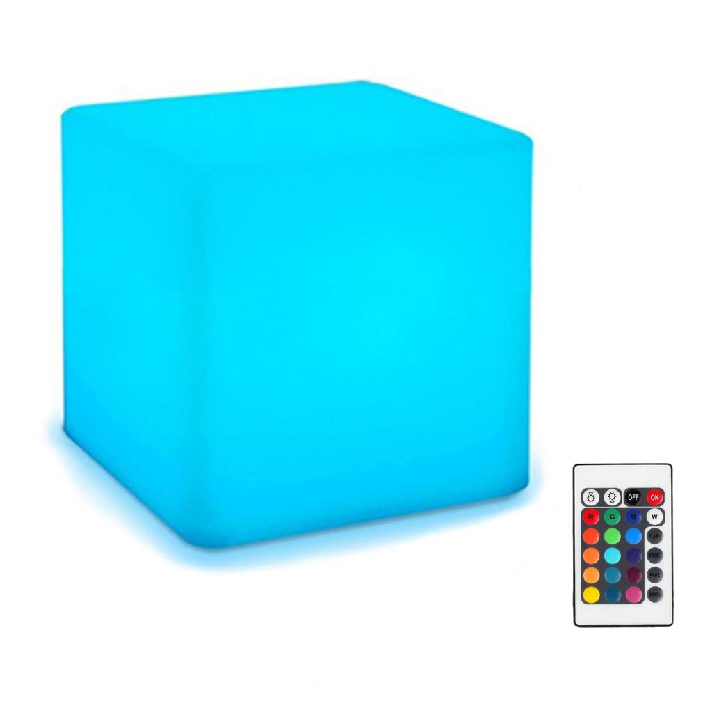 Würfellichter mit Fernbedienung, USB-Lade-Schreibtischlampe für Kinder, Spielzeug, Geschenk