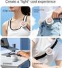 Bladeless Clip-On Mini Fan 360° Rotation 3 Speed Strong Wind USB-C Rechargeable Quiet for Indoor/Outdoor Camping Desk Travel