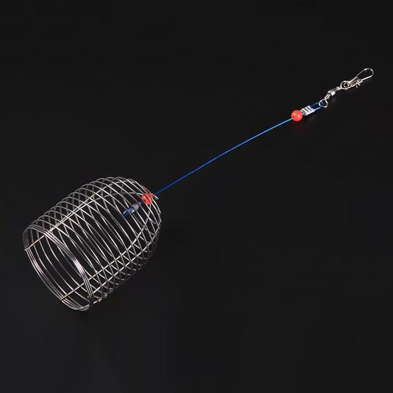 Small Fishing Bait Nesting Cage Heavy Duty Stainless Steel Durable Fishing Tackle for Lure Fishing Outdoor Fishing Trips