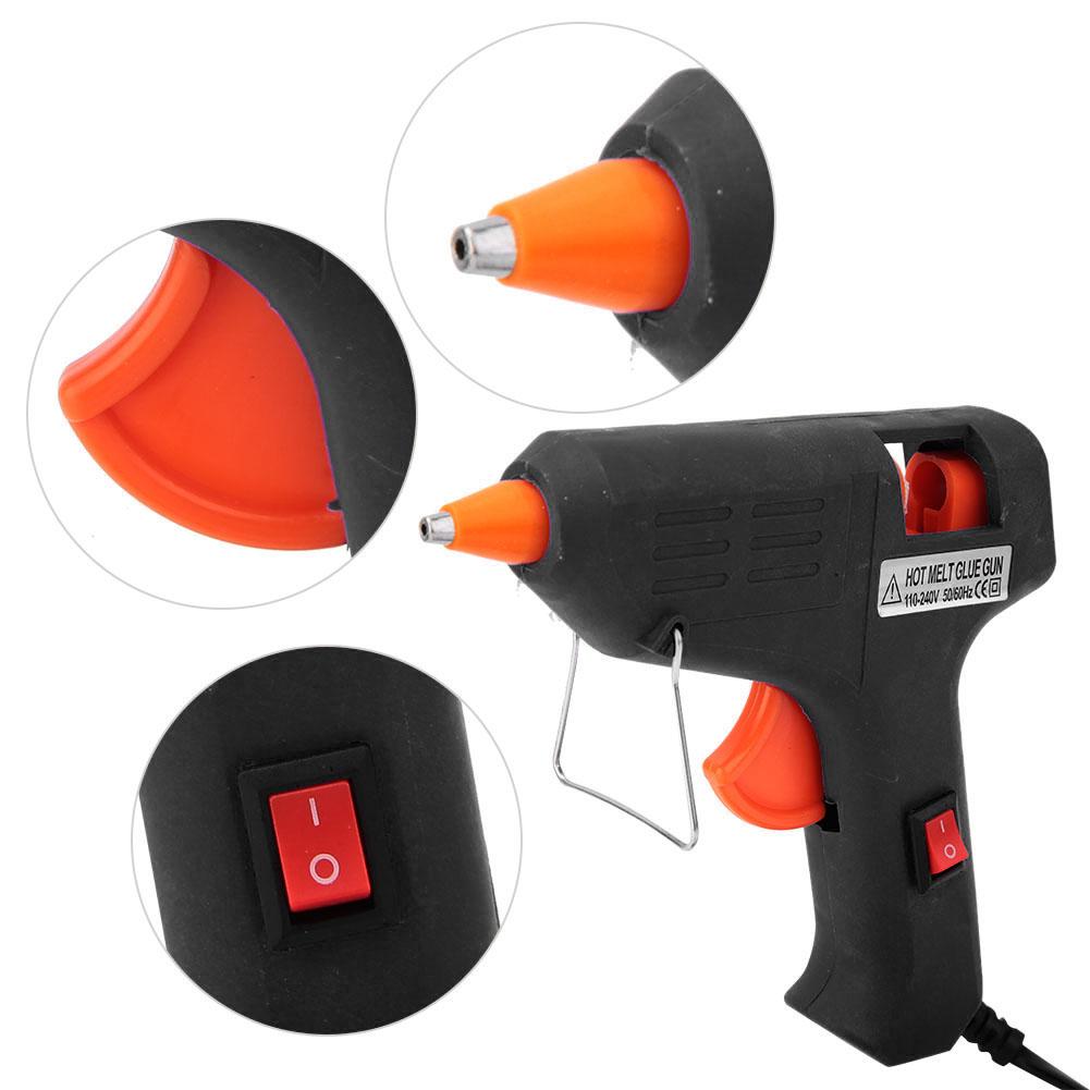 20W Hot Melt Glue with Manual Electric Hot Melt Glue (Black )