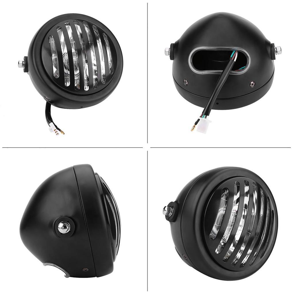 6.3 Inch Vintage Motorcycle Headlight Headlamp Grill for