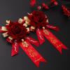 Corsage Wedding Set: Family, Groomsmen & Bridesmaids Boutonnieres for Welcoming Parents.