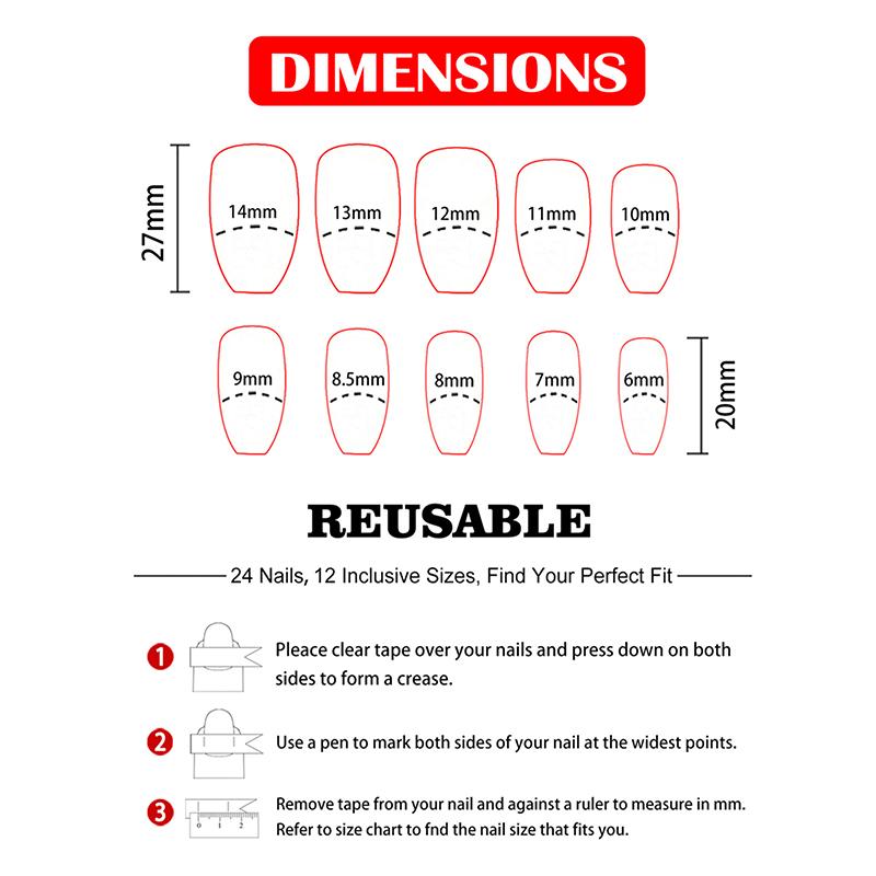 

24 шт. Длинные накладные ногти с блестками, бриллиантами и бантиками, квадратные накладные ногти, съемные накладные ногти, типсы для ногтей, накладные ногти, наклейки с клеем