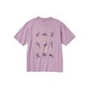 UNIQLO Hypebeast Series Printed Crew Neck Short Sleeve T-Shirt Unisex Tops Blue Purple 456425-71