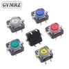 5PCS 12X12X7.3 Tactile Push Button Switch Momentary Tact LED 5 Color 12X12X7.3mm 12*12*7.3mm