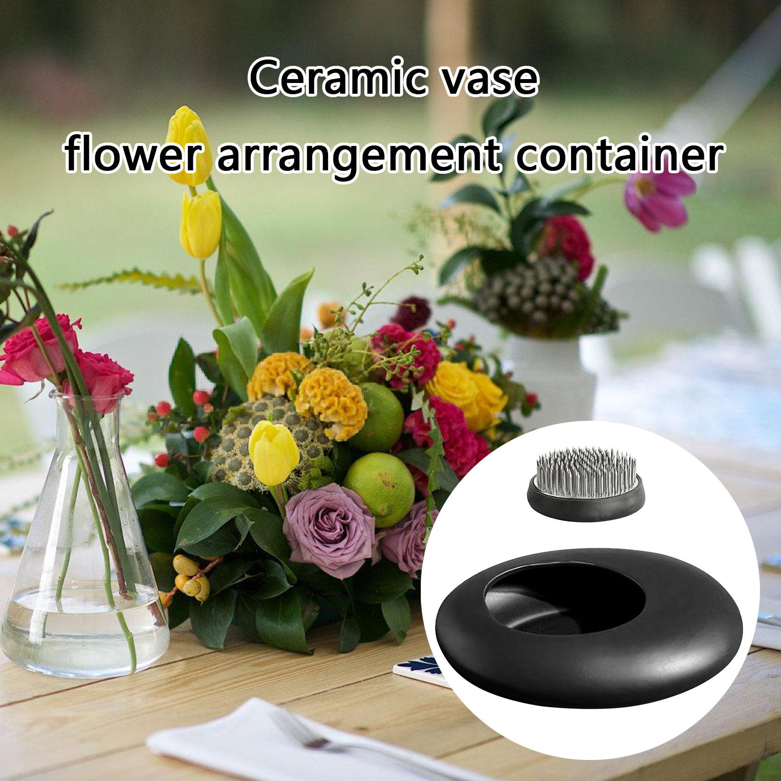 Ceramic Flower Container Flower Pot Perfect for Weddings and Events to Enhances Decoration Flower Display Holder