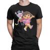 Streetwear TShirt Summer DDoras The Explorers Novelty TShirts Cotton Tshirt for Unisex Y2K Classic Print Short Sleeve Tees