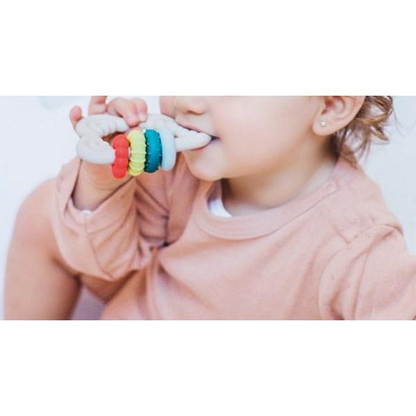 Swabinex Baby Silicone Teether, Single Item, Cloud, 1 Piece, Korean Baby Products