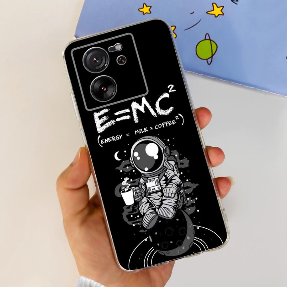 For Xiaomi 13T Pro Case Fashion Flowers Shockproof Soft Silicon Protector Clear Coque For Xiaomi 13T Phone Cases Mi 13TPro Funda