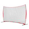 Barricade Backstop Net, 16x10 Ft Ball Sports Barrier Netting, Portable Practice Equipment with Carry Bag, Protection Screen for Baseball Softball