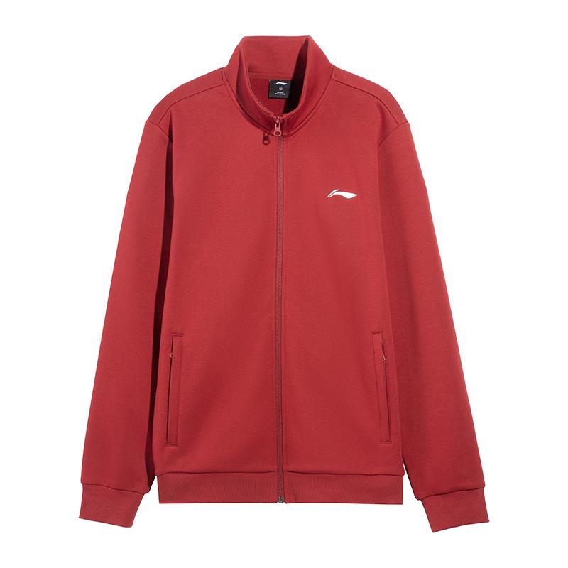 Li-Ning Versatile Simple Comfortable Round Neck Casual Loose Fit Pullover Sweatshirt Unisex sweatshirt AWDVG71-4