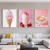 Beautiful And Sweet Creative Candy Dessert Art Design Poster Canvas Print Living Room Bedroom Kitchen Dining Room Wall Decor