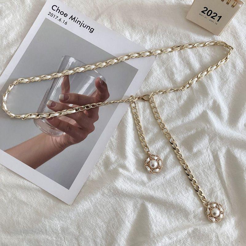 Trendy Gold Metal Waist Chain For Women Stylish Decorative Accessory For Skirts And Jeans