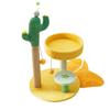 Modern Cat Ceiling Tree Tower Large Cats Condo Tree Play Furniture Scratching Cat Climbing Frame Tree
