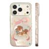 Bowknot Pony Apple Phone Case for iPhone 16 Pro Max: Clear, Cartoon Soft Cover for Besties