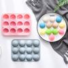 12-Cavity 3D Golf Ball Silicone Mold For Cupcake Decorations, Golf Ball Cake Candy Mold