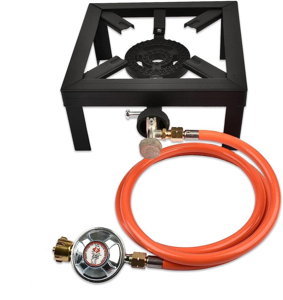 High-Power Propane Cast Iron Stove with Stand for Outdoor Courtyard Grill (North America)