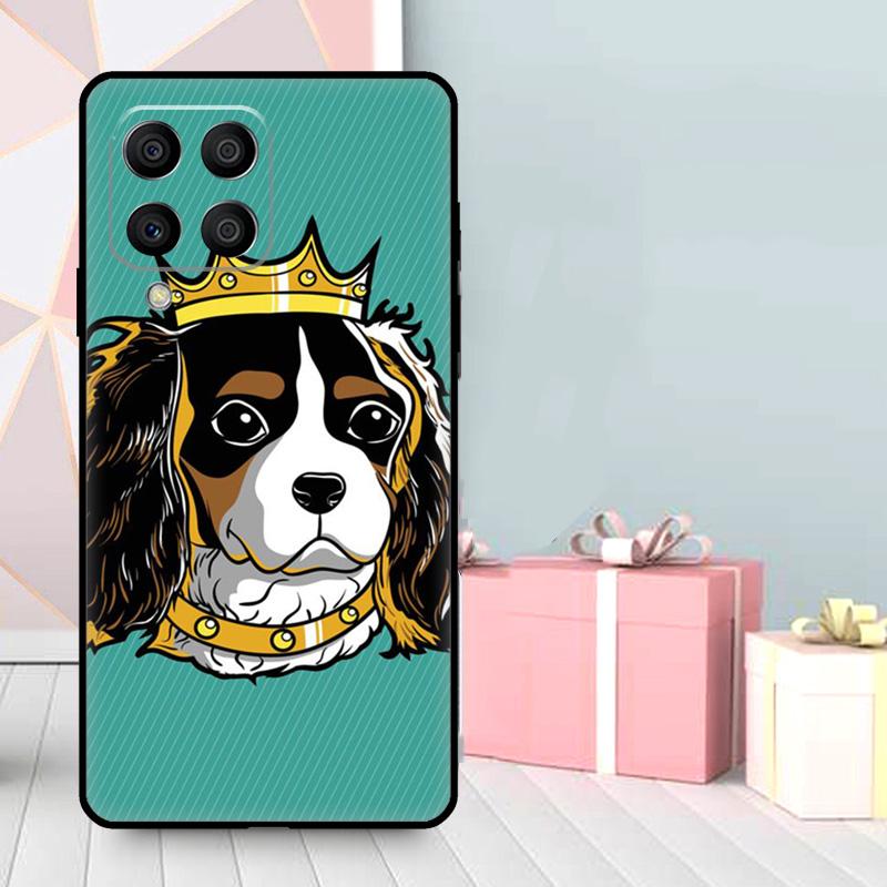 Cavalier King Charles Spaniel Dog Case For Samsung Galaxy M35 M56 M12 M06 M32 M52 M55 M15 M11 M13 M14 M16 M36 M31 M53 M34 M54