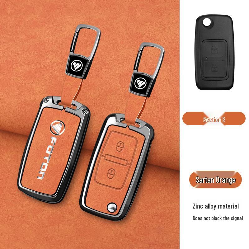 Genuine Leather Metal Shell Case for Applicable Tianxiangling M2 Key and M1 Era M3 Xiangling Navigator Large Truck