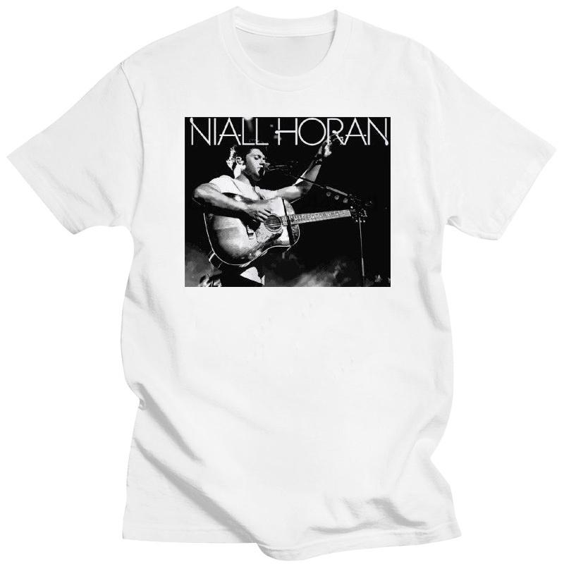 Casual Round Neck Tops Male Teeshirt Graphic T Shirts Niall Horan World Tour Concert Black Gray White T Shirt Unisex Unisex Unisex