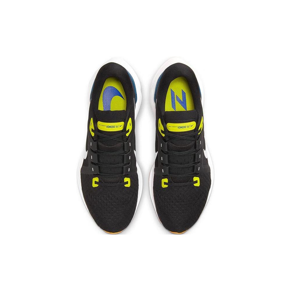 Nike Air Zoom Vomero 16 'Black Sundial' (Unisex) Black / Sundial / High Voltage / White Running Shoes DA7245 012