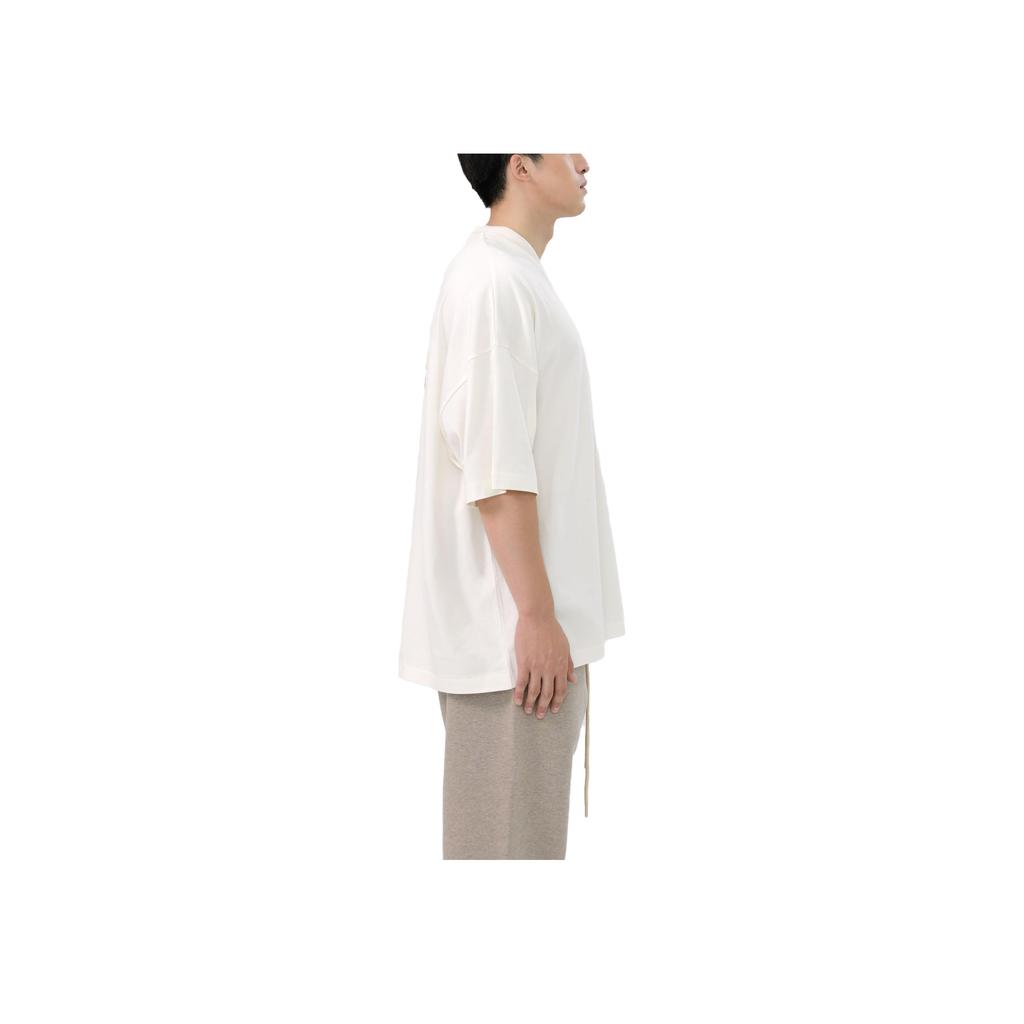 Fear of God Essentials V-Neck Cloud Dancer Men Tops Cream 125BT234111F