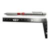 Mitsubishi Pencil Shift 0.9 Mechanical Pencil, Drafting Type, Silver M91010.26 - Twist To Retract Tip, Prevents Pen Case Stains and Lead Breakage,