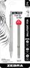 Zebra Metal Ballpoint Fine Stainless Steel Pen with Knurled Black Zebra F701 Retractable Silver Metal Pen with Two Black Ink Product 21213ELG F-701