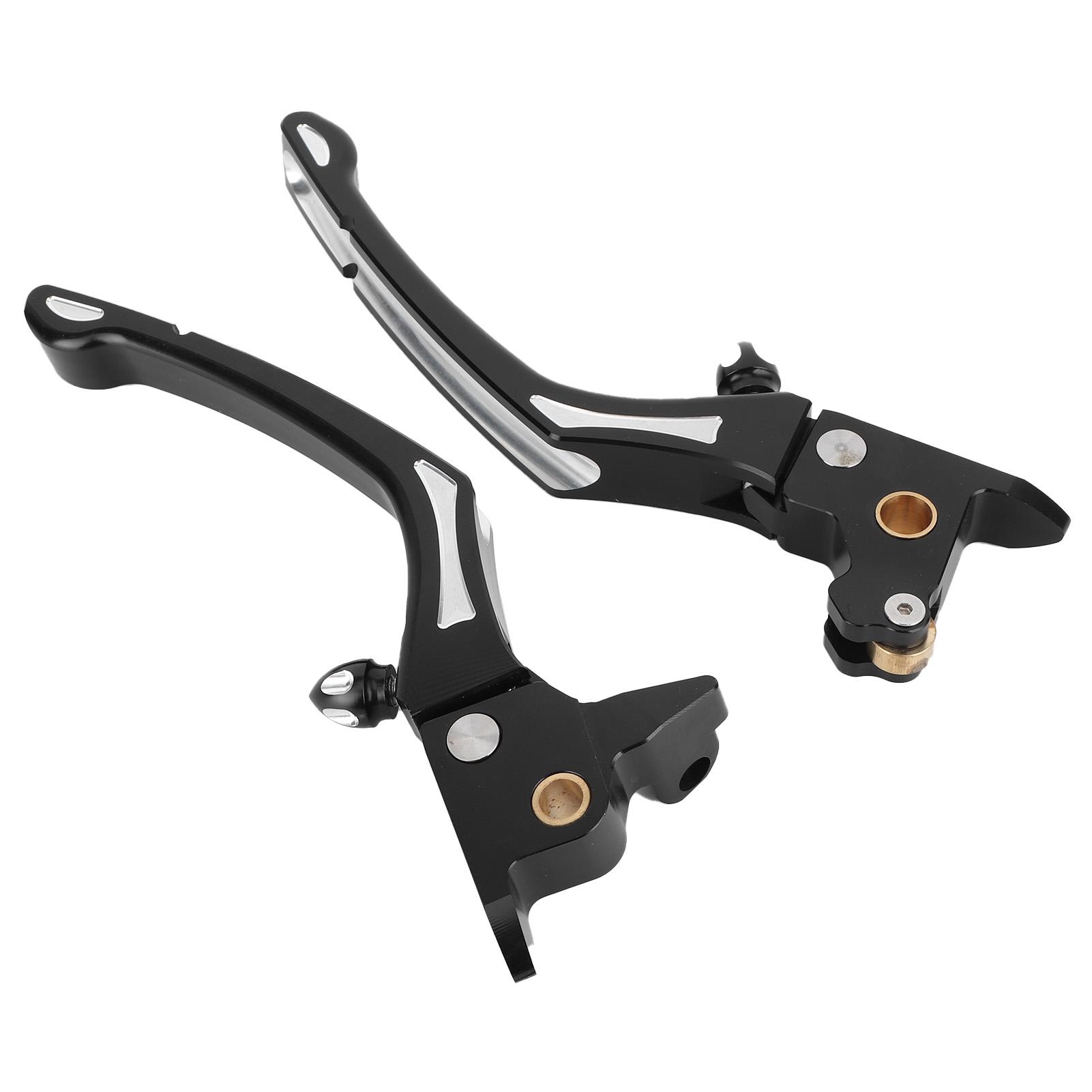 

2Pcs Brake Clutch Handle T6 Aluminum Motocycle Accessories for Touring FLHT 2014‑2016