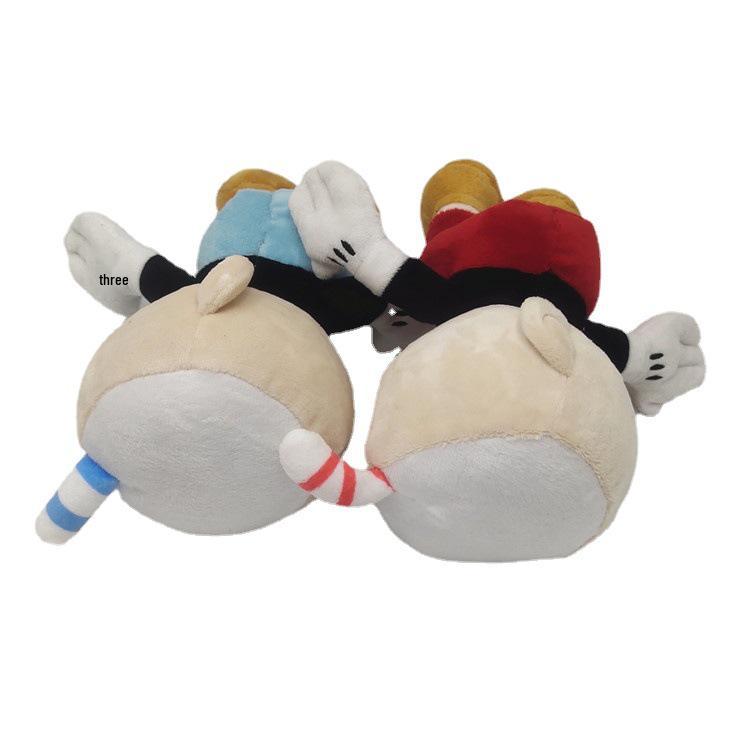 Cuphead Adventure Game Plush: Mugman Doll Toy