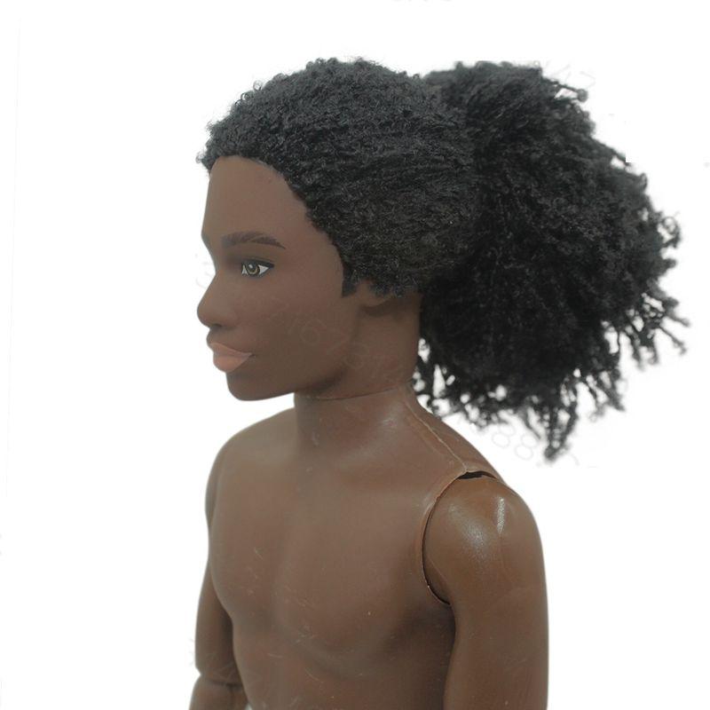 Schwarze Puppe 30cm Mann Frau Liebhaber Paar Figur Körper Kopf Männlich Weiblich Kinder Spielzeug Schneller Versand Artikel Für Mädchen DIY Rollenspiel Spiel