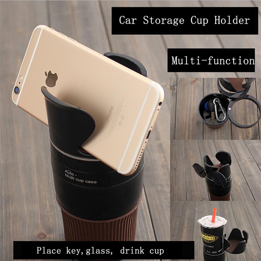 4in1 Multifunction Auto Car Seat Cup Holder Water Bottle Drink Coffee Adjustable