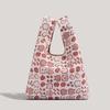 Japanese Style Cartoon Cat Bucket Bag Student Handbag 2024 New Simple Commuter Lunch Bag Outdoor Storage Bag