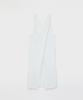 320SHOWROOM Two-Way Wrap Sleeveless Long Linen Dress White