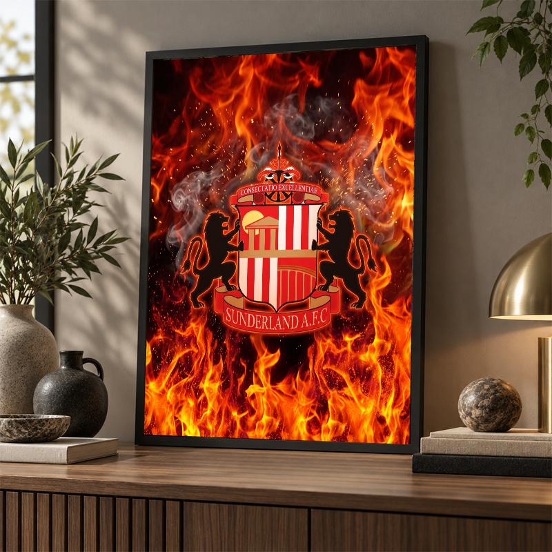 Sunderland futbola dimanta gleznošanas komplekts 5D pilna urbšana DIY dimanta mozaīka sienas māksla mājas dekorēšana