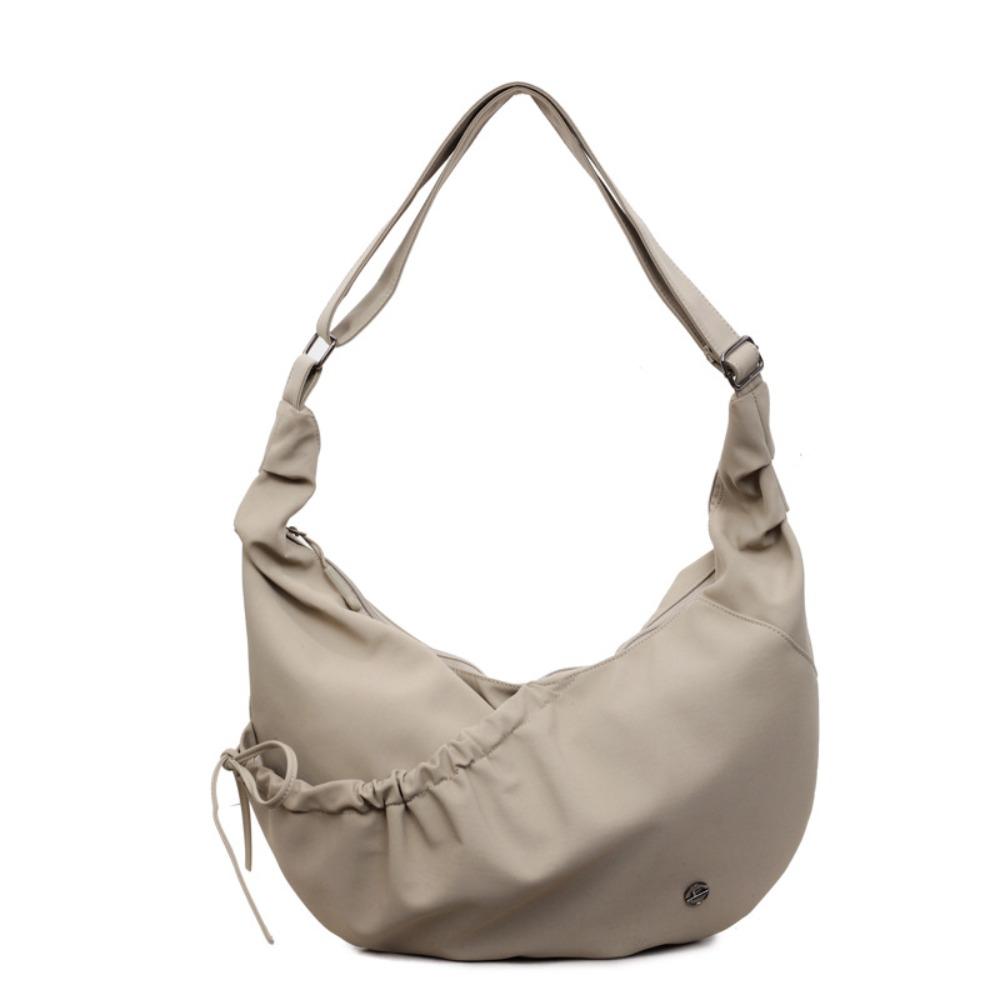 Fashion Soft Nylon Commuting Women's Bag Dumpling Shape Casual Shoulder Bag Korean Style Lightweight Crossbody Bag For Lady Girl