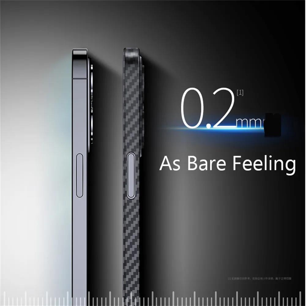 Carbon Fiber Pattern Matte Case For iPhone 15 Pro 14 13 12 Mini 11 Pro Xs Max XR X 6 6s 7 8 Plus SE 0.3mm PP Luxury Back Cover