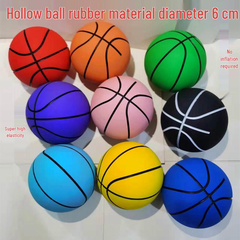Mini Ballon de Basket-ball en Caoutchouc Haute Élasticité 6 cm pour Enfants - Jouet Anti-Stress