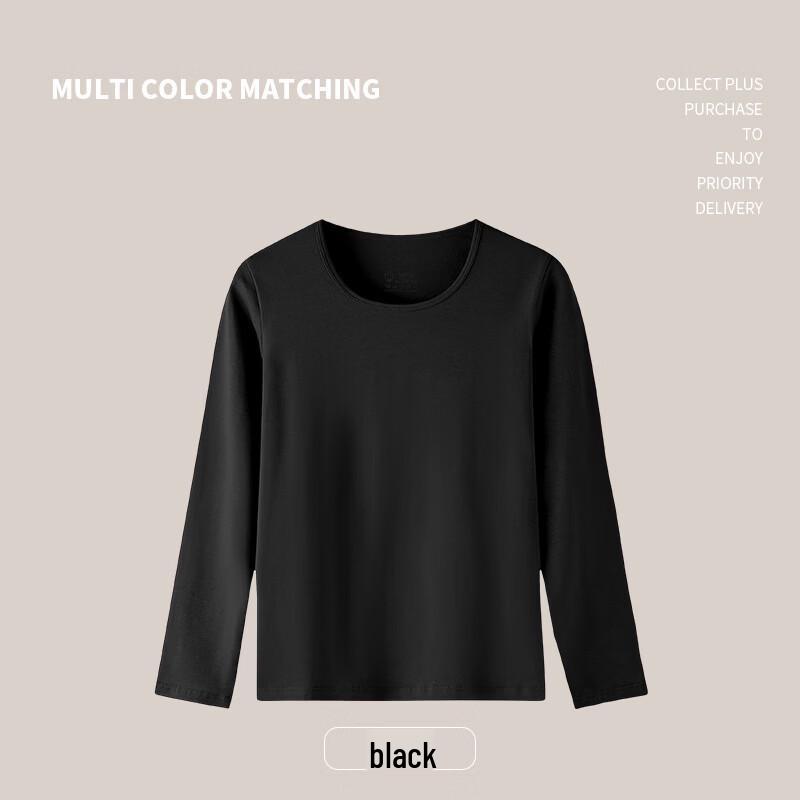 Qianfeili Women s Thermal Long Sleeve Round Neck Base Layer L