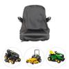 Riding Lawn Mower Seat Cover, Waterproof Tractor Seat Cover with 2 Storage Pockets, Medium, Black