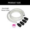 Light Weight Flexible Pool Filter Pump Hose with 4 Quick Connector Pool Pump Replacement Hose Easy to Installation
