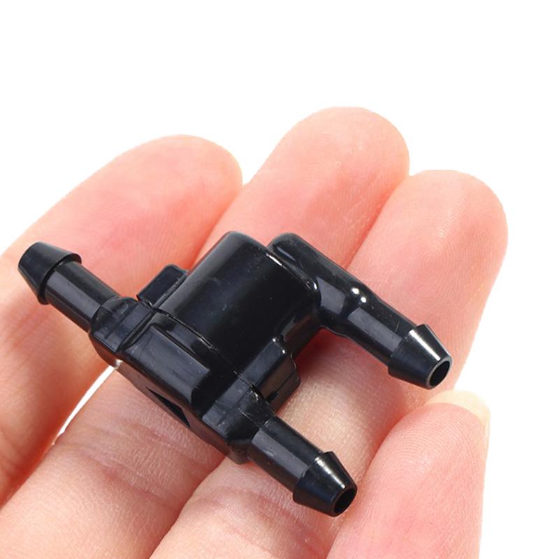 1PC Car Check Valve Windshield Wiper Washer Spray Pipe 3-way Valve Plastic Accessory