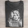 Maglietta Commemorativa Dolly Parton Vintage Anni '80 Musica Country Grafica Maglietta per Fan