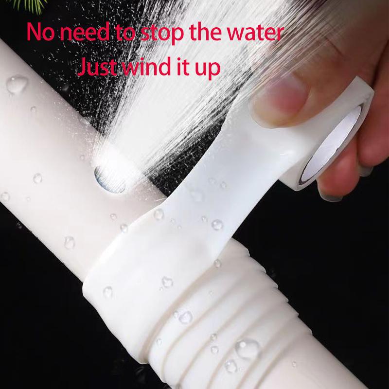 Black Self-Fusing Silicone Tape Cinta Impermeable Sellante Leak-stopping Water-stopping Repair Waterproof Sealing TapePinstriping Tape 3