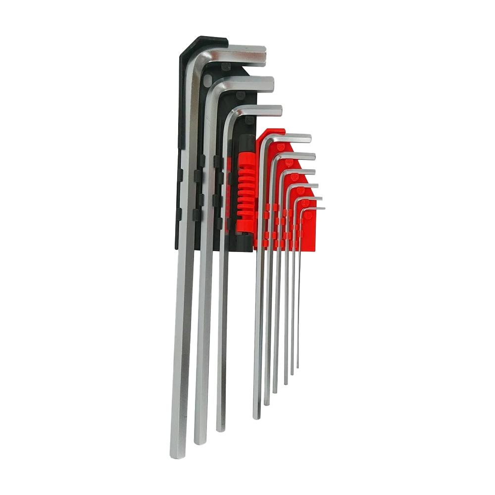 AW Tools Black Line Long Hex Key Set (Pack of 9)